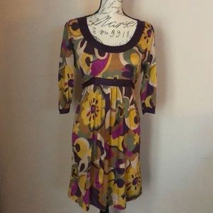 Retro Inspired Atmosphere Half Zip Babydoll Dress